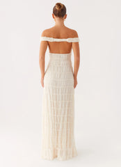 Robe longue Embrace - Ivoire