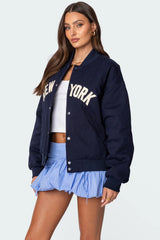 Blouson aviateur oversized Big Apple