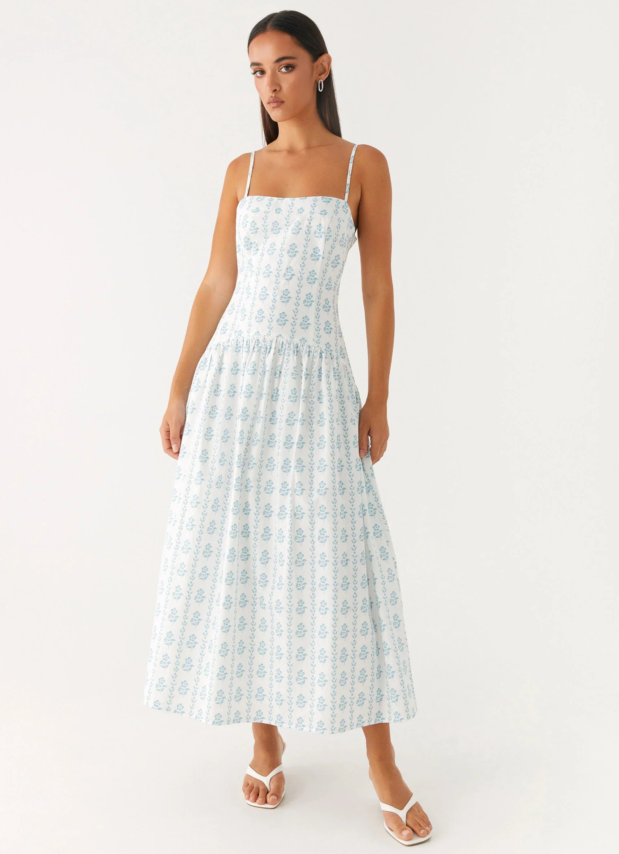Robe midi Amelie – Imprimé Doux Rêve
