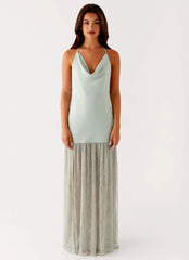 Robe longue Kylie - Sauge