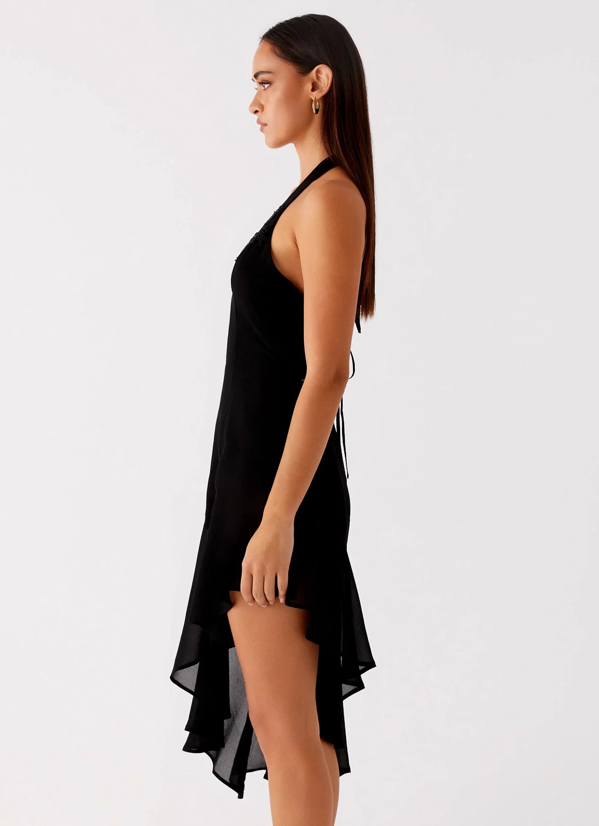 Robe Midi Clean Slate - Noir