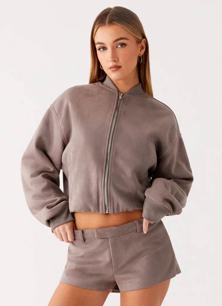 Blouson bomber Thats Chill - Gris