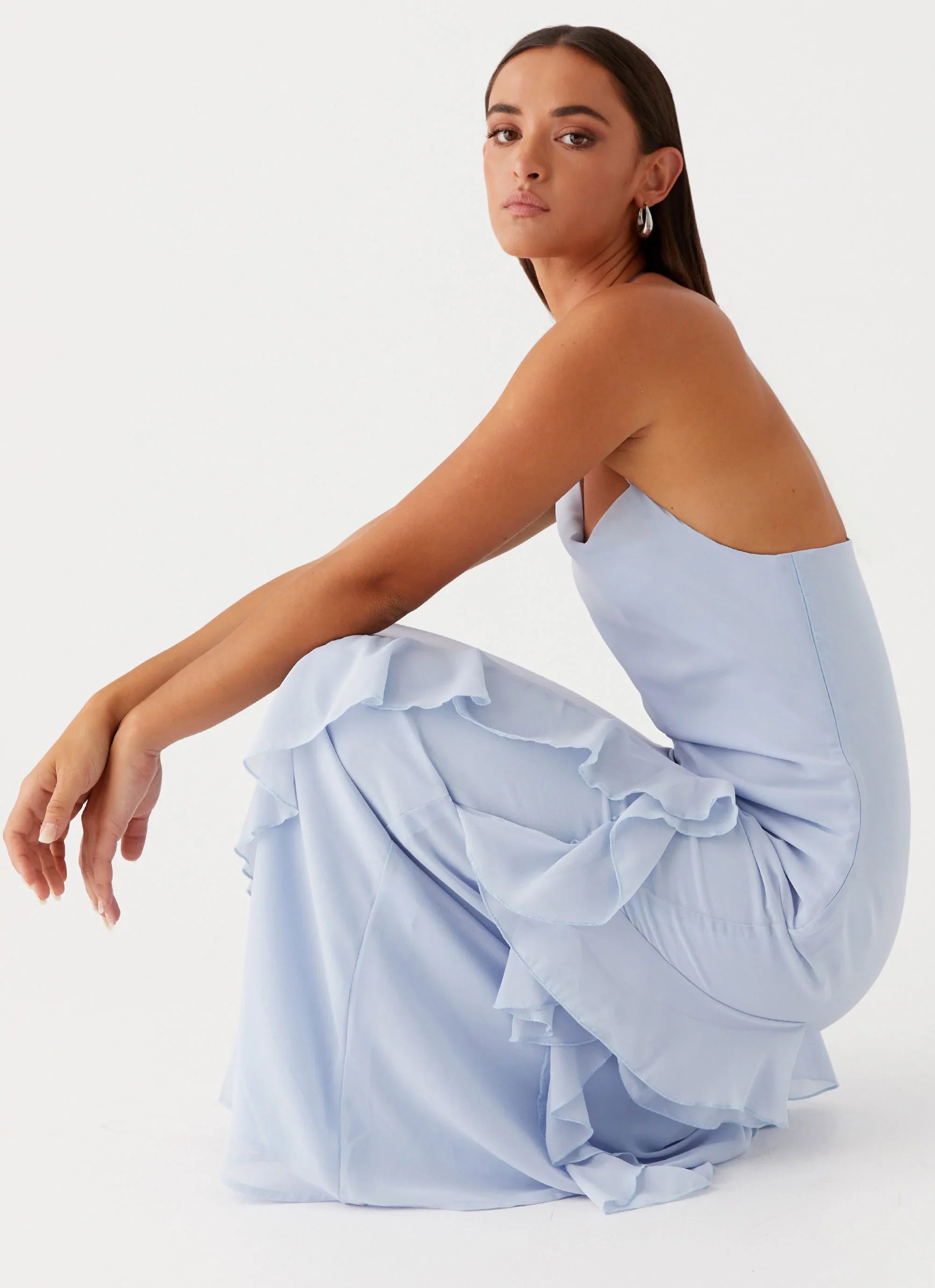 Robe longue Sammie - Bleu