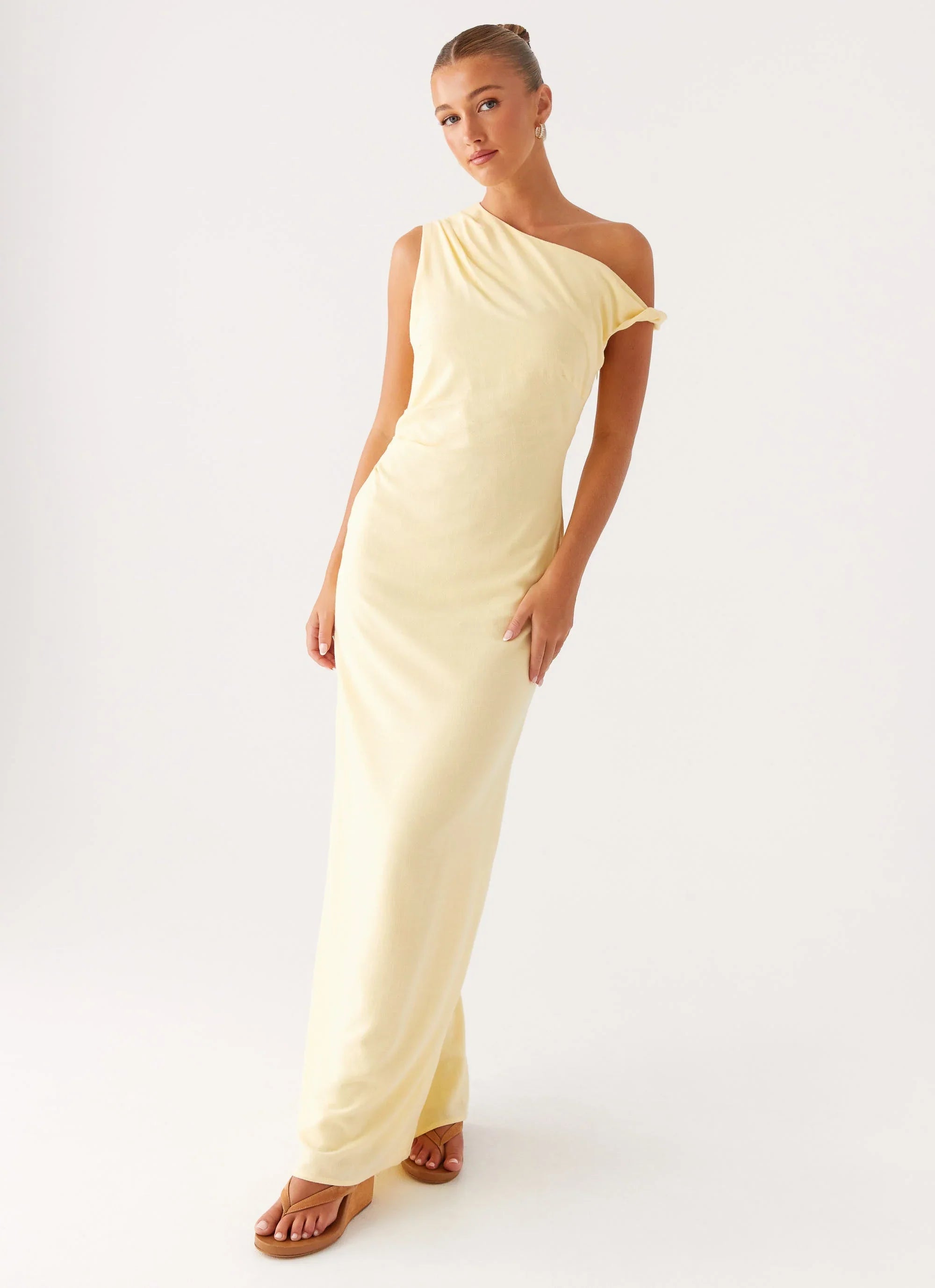 Robe longue McKenna - Jaune