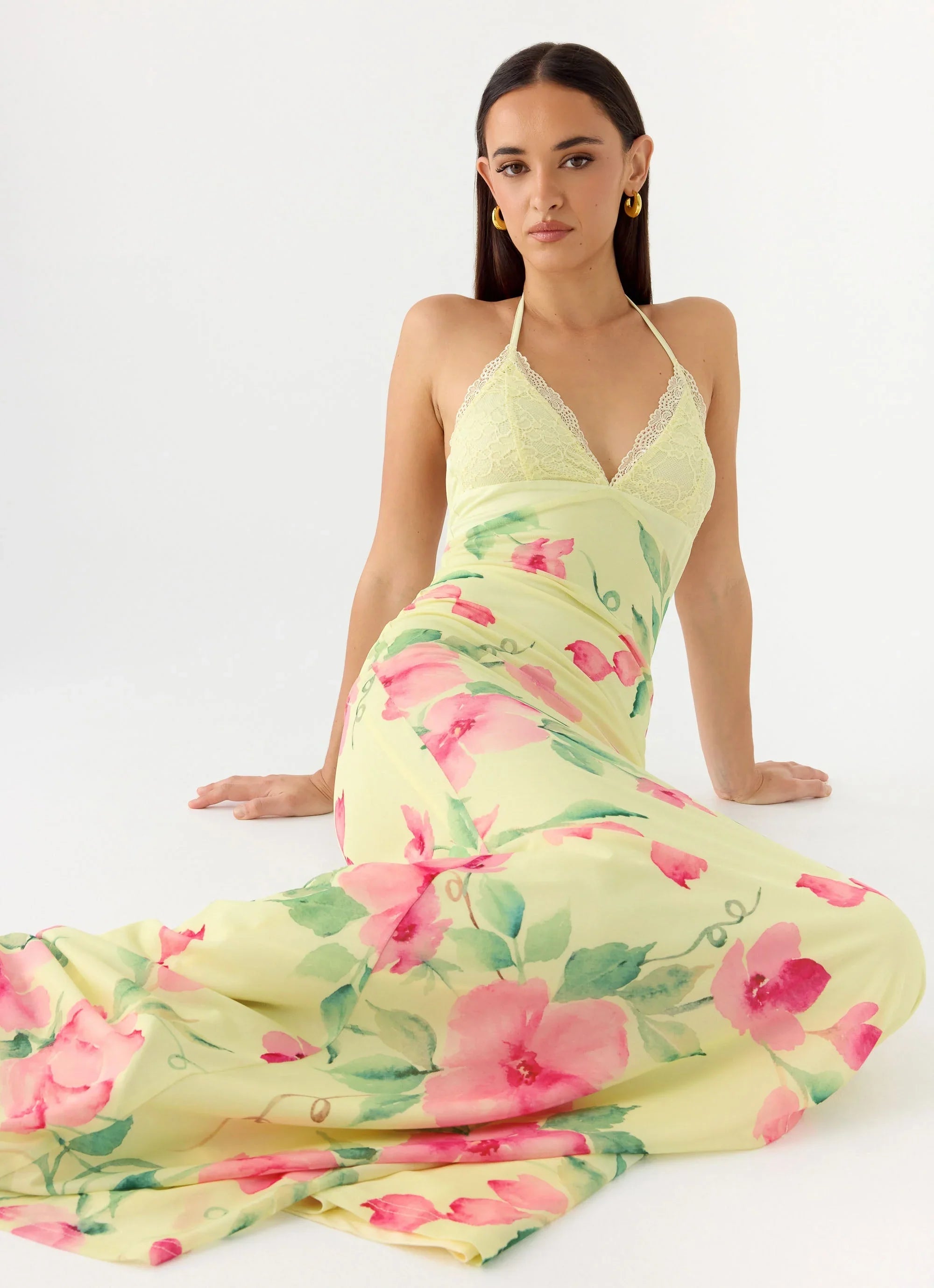 Robe longue dos nu Takedown - Lemon Soleil