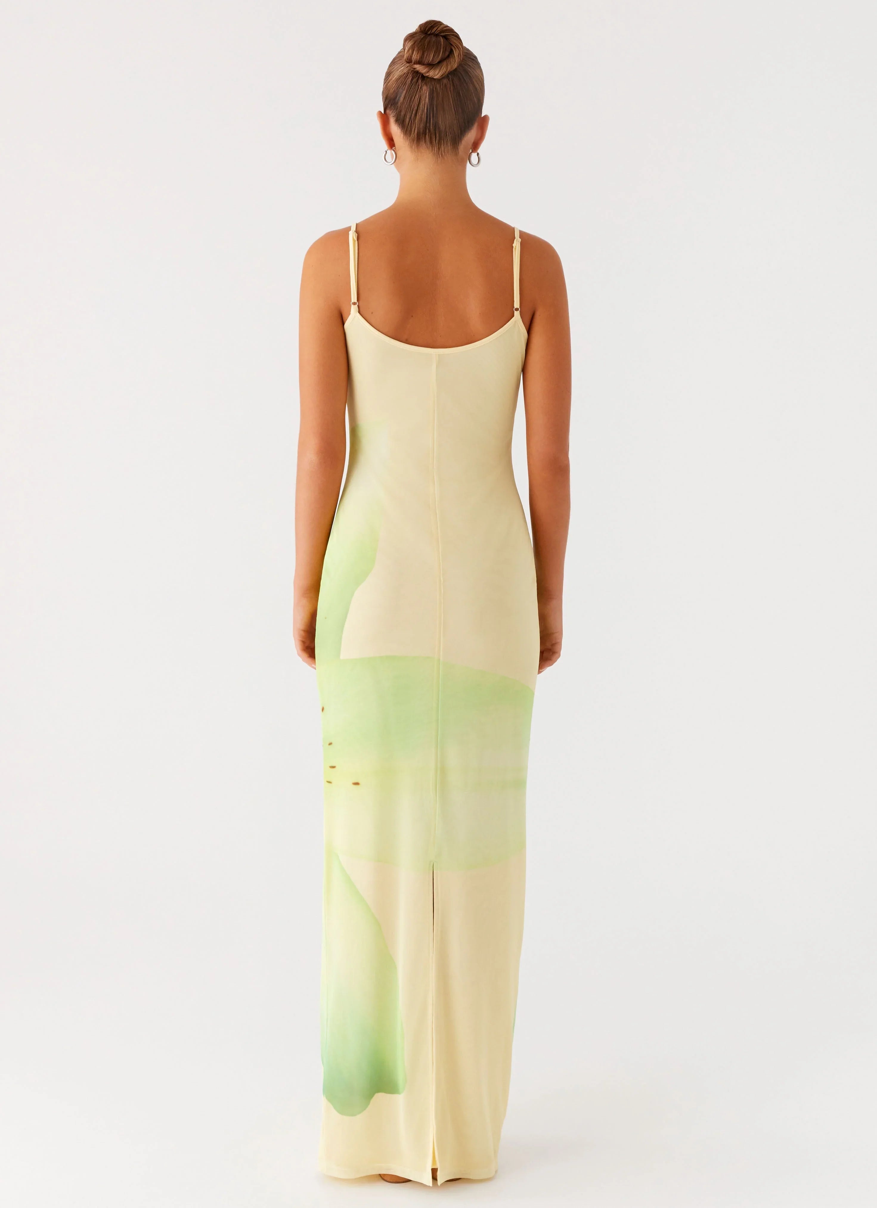 Robe longue en maille Bad News - Lys Jaune