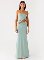 Robe longue Laurella - Sauge