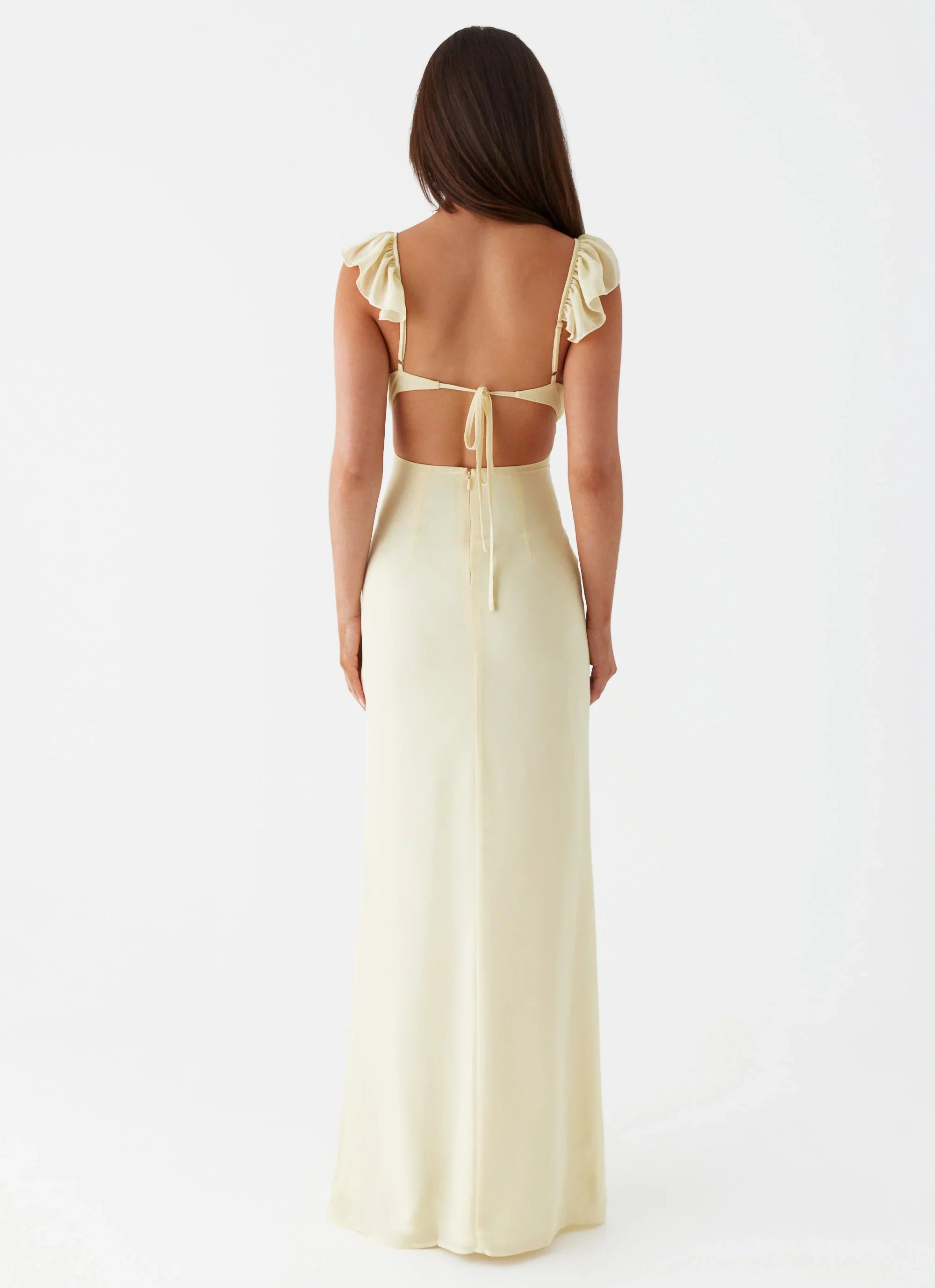 Robe longue Silvie - Jaune