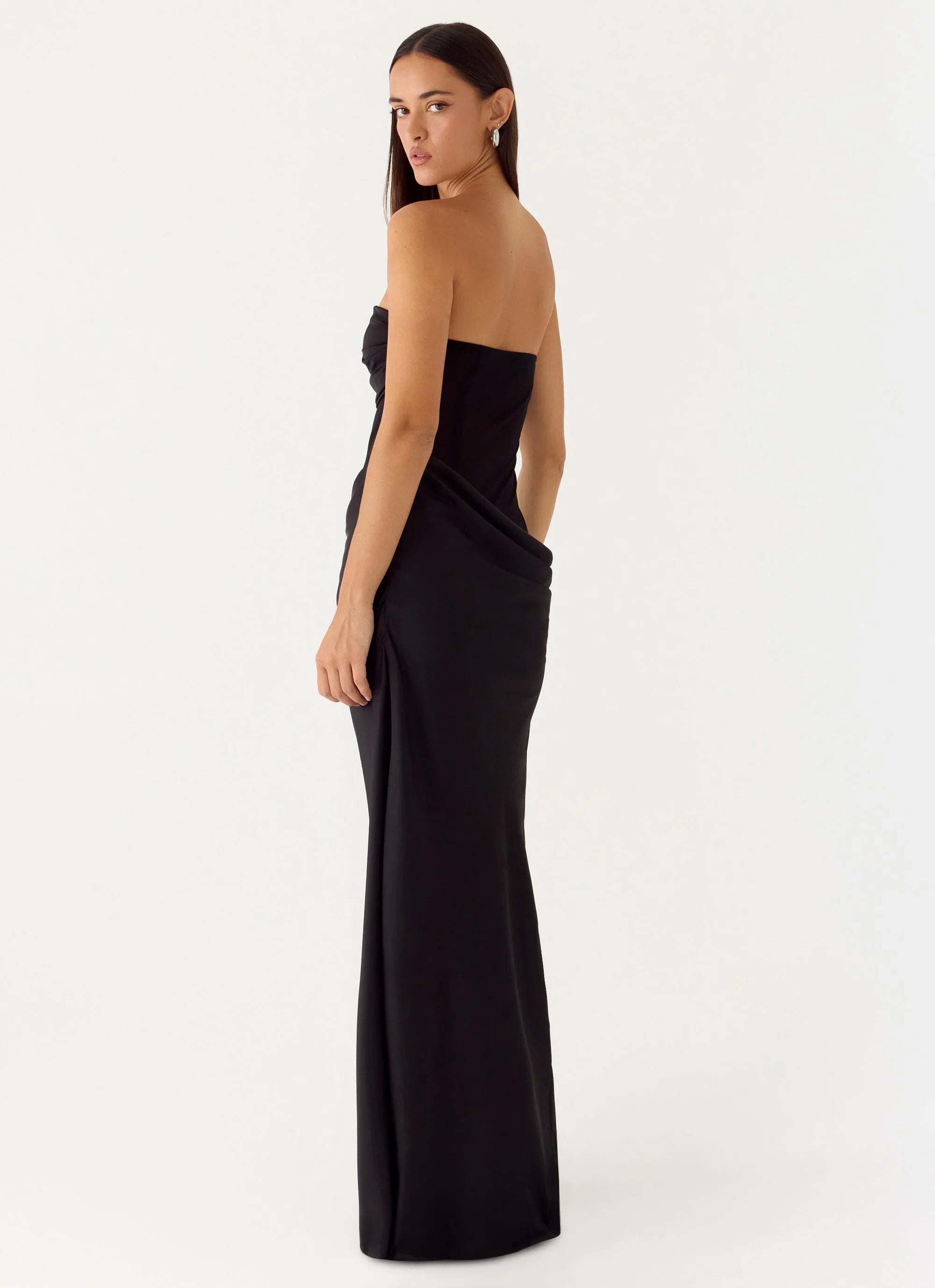 Robe longue Champagne Skies - Noire