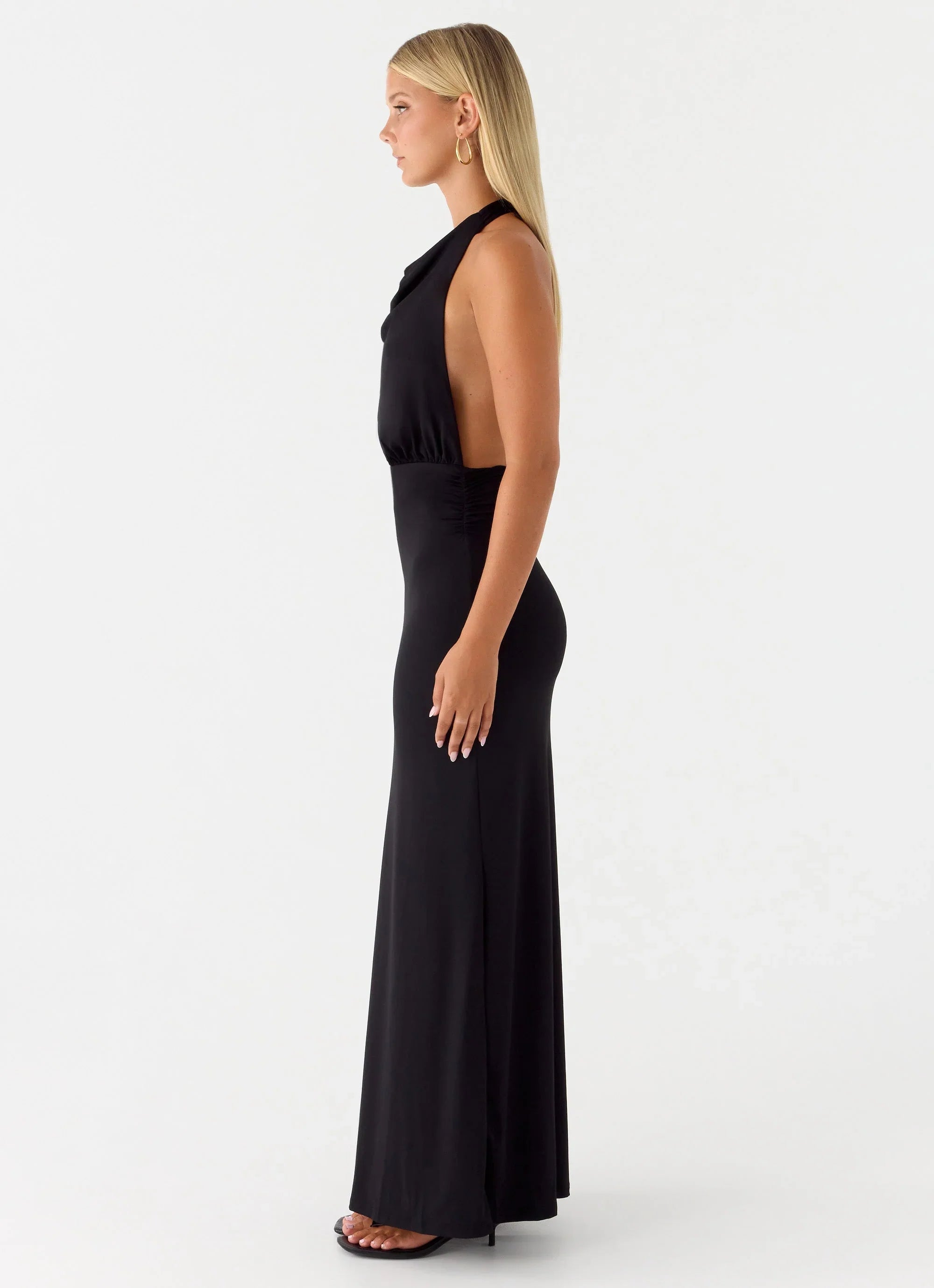 Robe longue Crazy Over Me - Noir