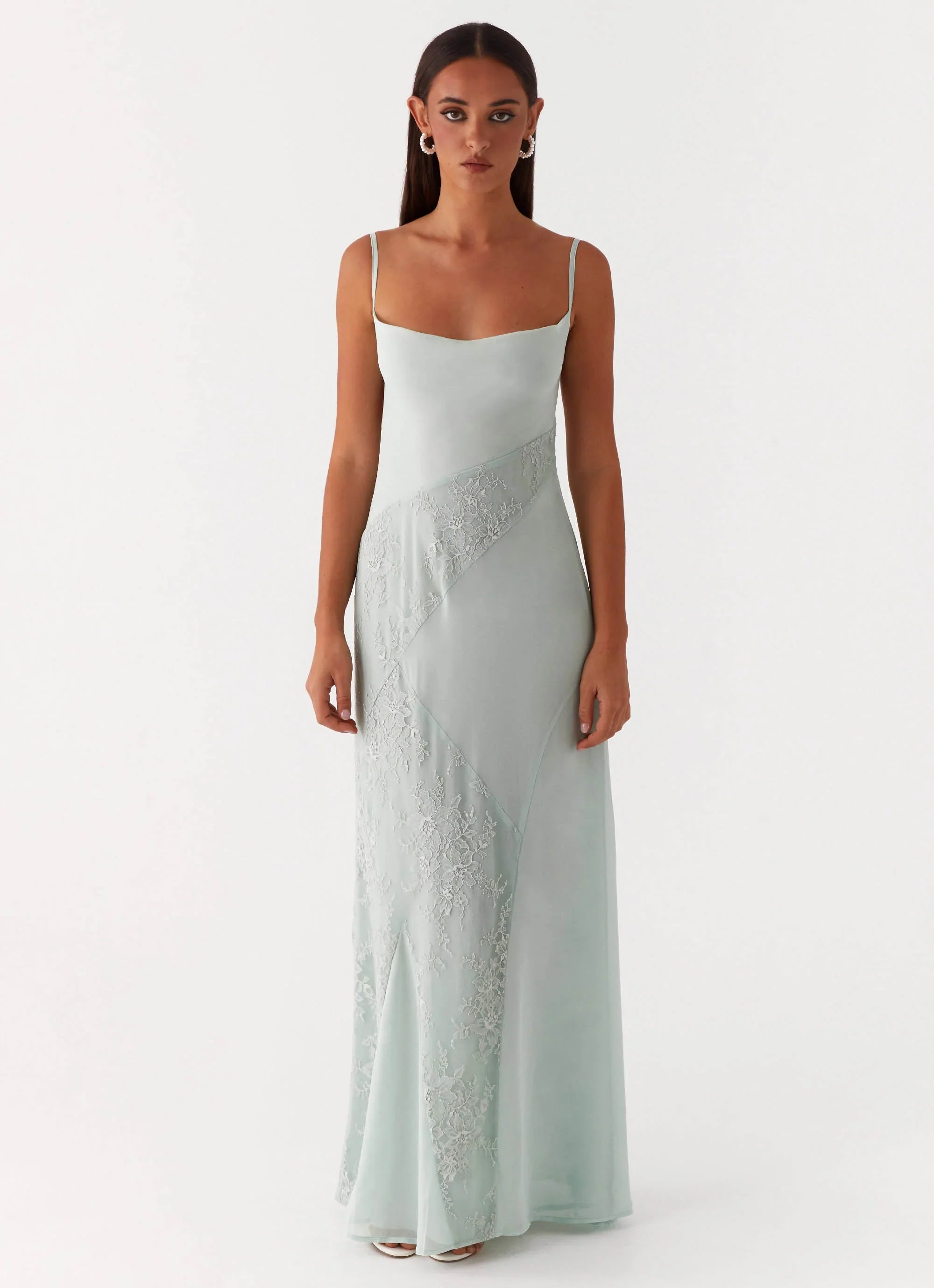Robe longue Gabriana - Sauge