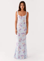 Robe longue Charity - Imprimé