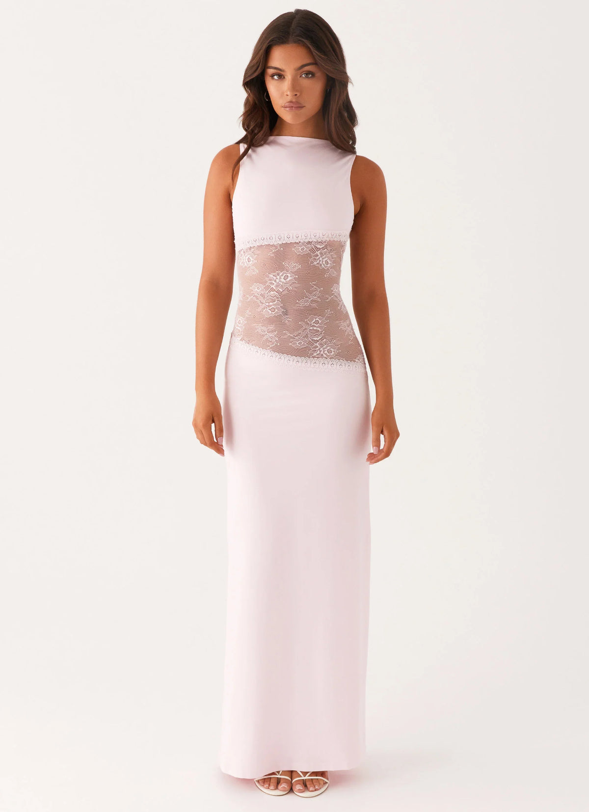Robe longue Lucinda - Rose