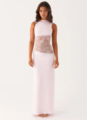 Robe longue Lucinda - Rose