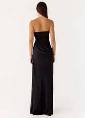 Robe longue Champagne Skies - Noire