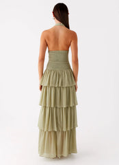 Robe longue Salma – Sauge