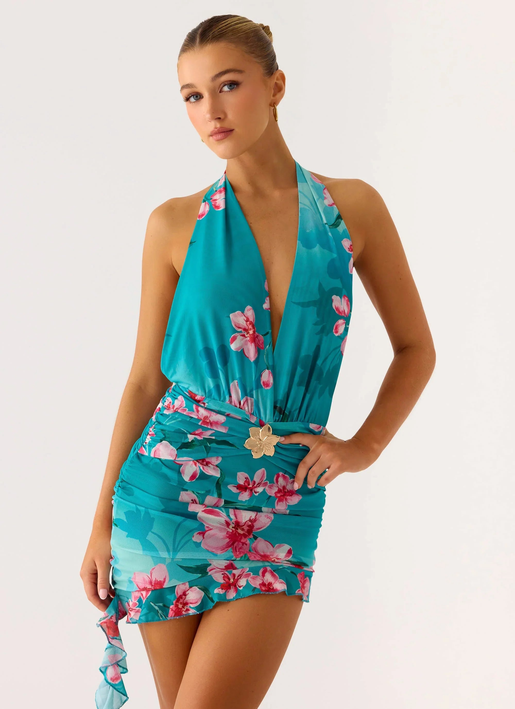 Robe Courte Samar - Pétale de Récif