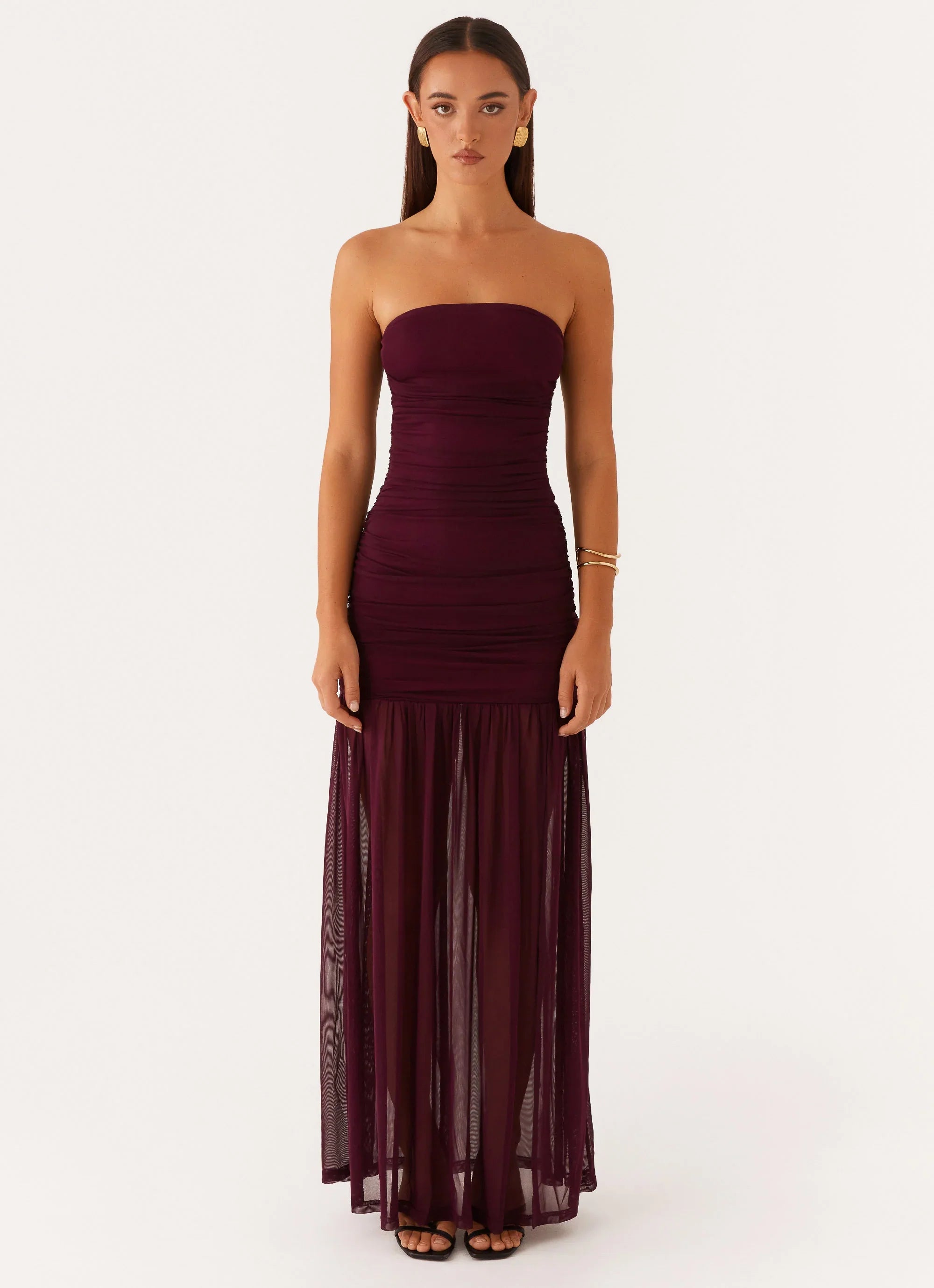 Robe longue Savaya - Mûre