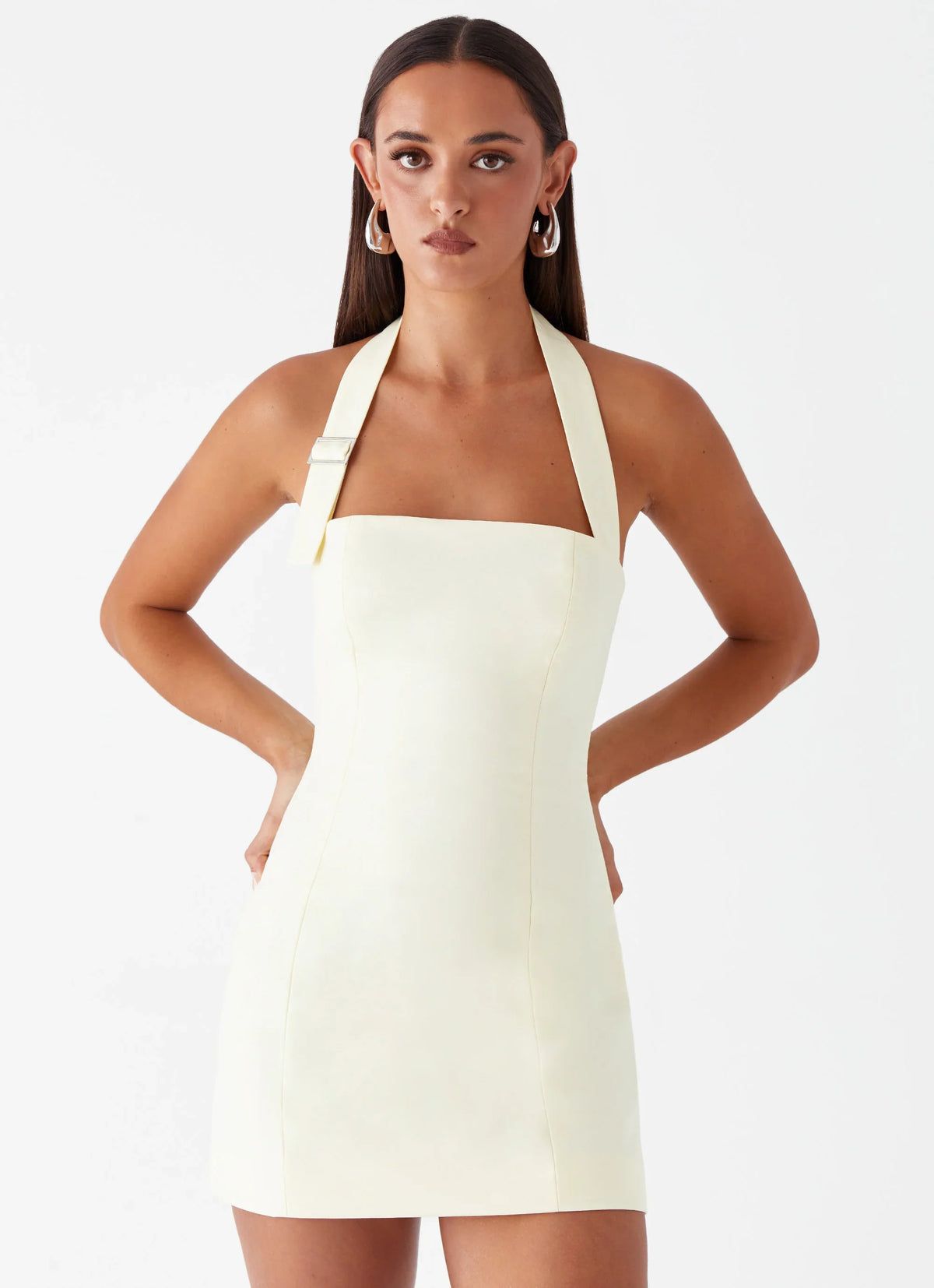 Robe Bianca Dos Nu - Jaune