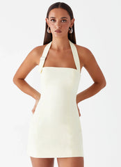 Robe Bianca Dos Nu - Jaune