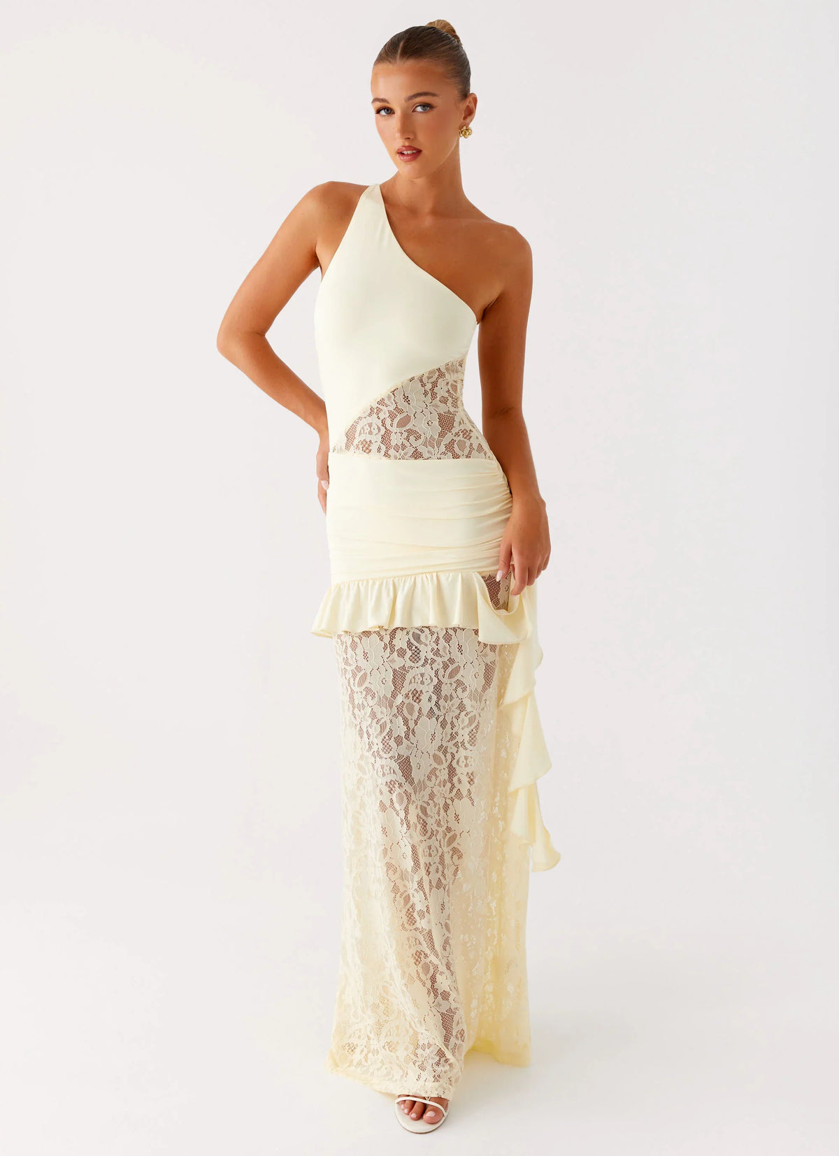 Robe longue Benita - Jaune