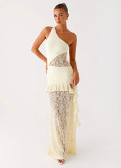 Robe longue Benita - Jaune