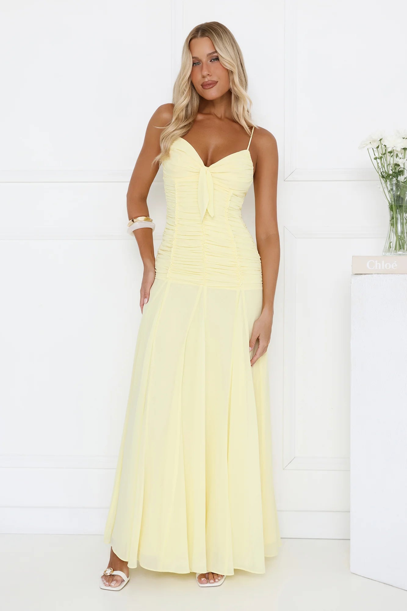 Robe longue Lemonade Sunshine jaune