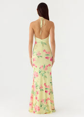 Robe longue dos nu Takedown - Lemon Soleil