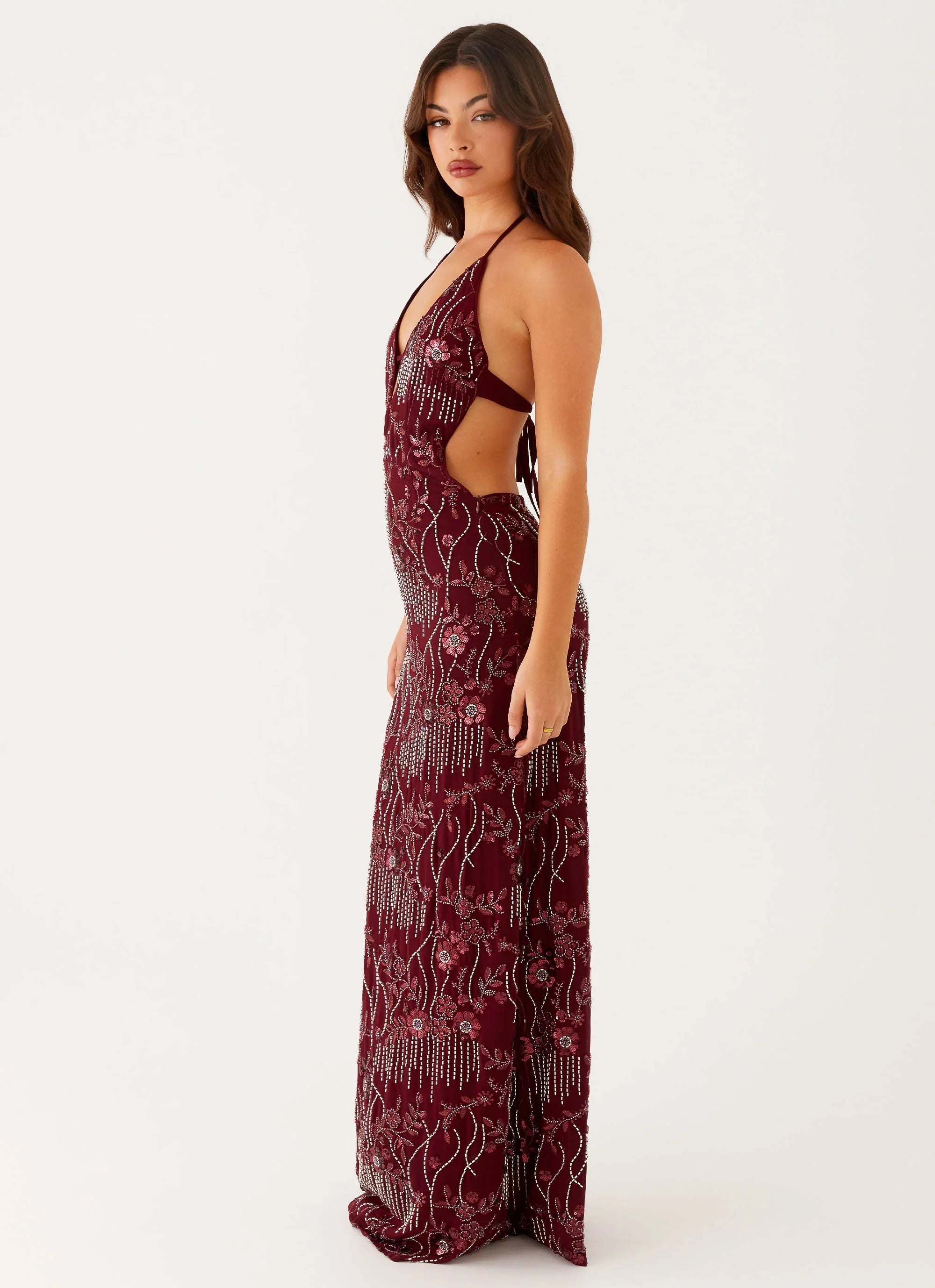 Robe longue All For Love - Bourgogne
