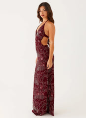 Robe longue All For Love - Bourgogne