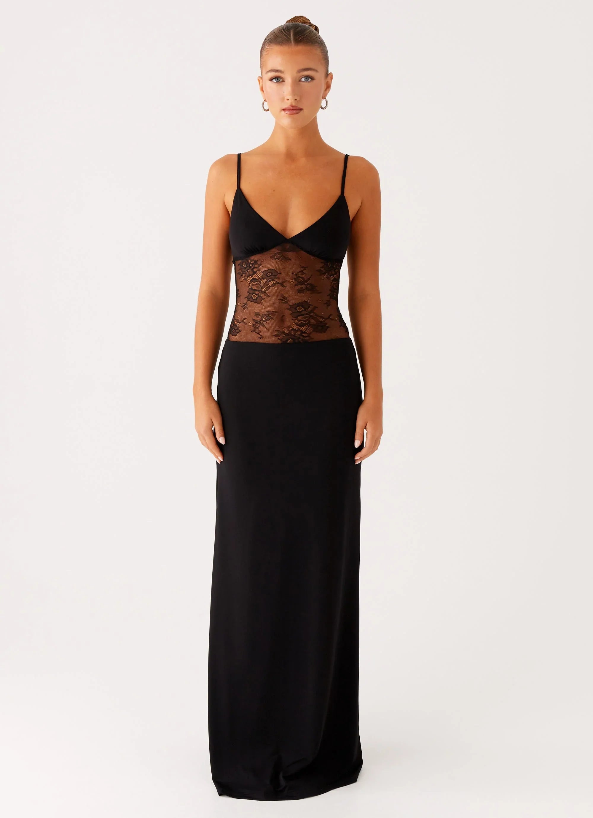 Robe longue Envy - Noir