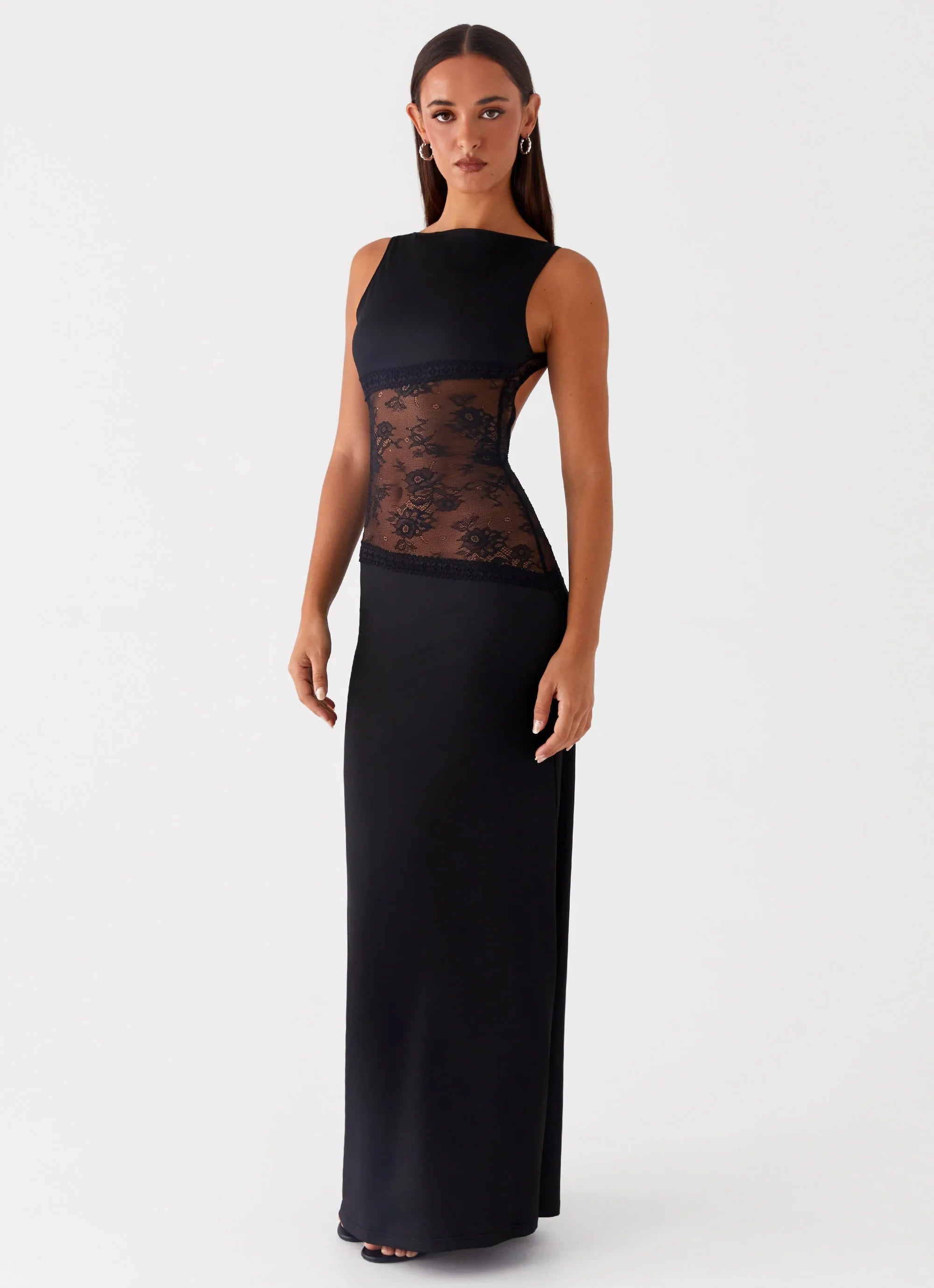 Robe longue Lucinda - Noir