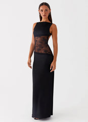 Robe longue Lucinda - Noir