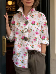 Women's Floral Print Casual Shirt
