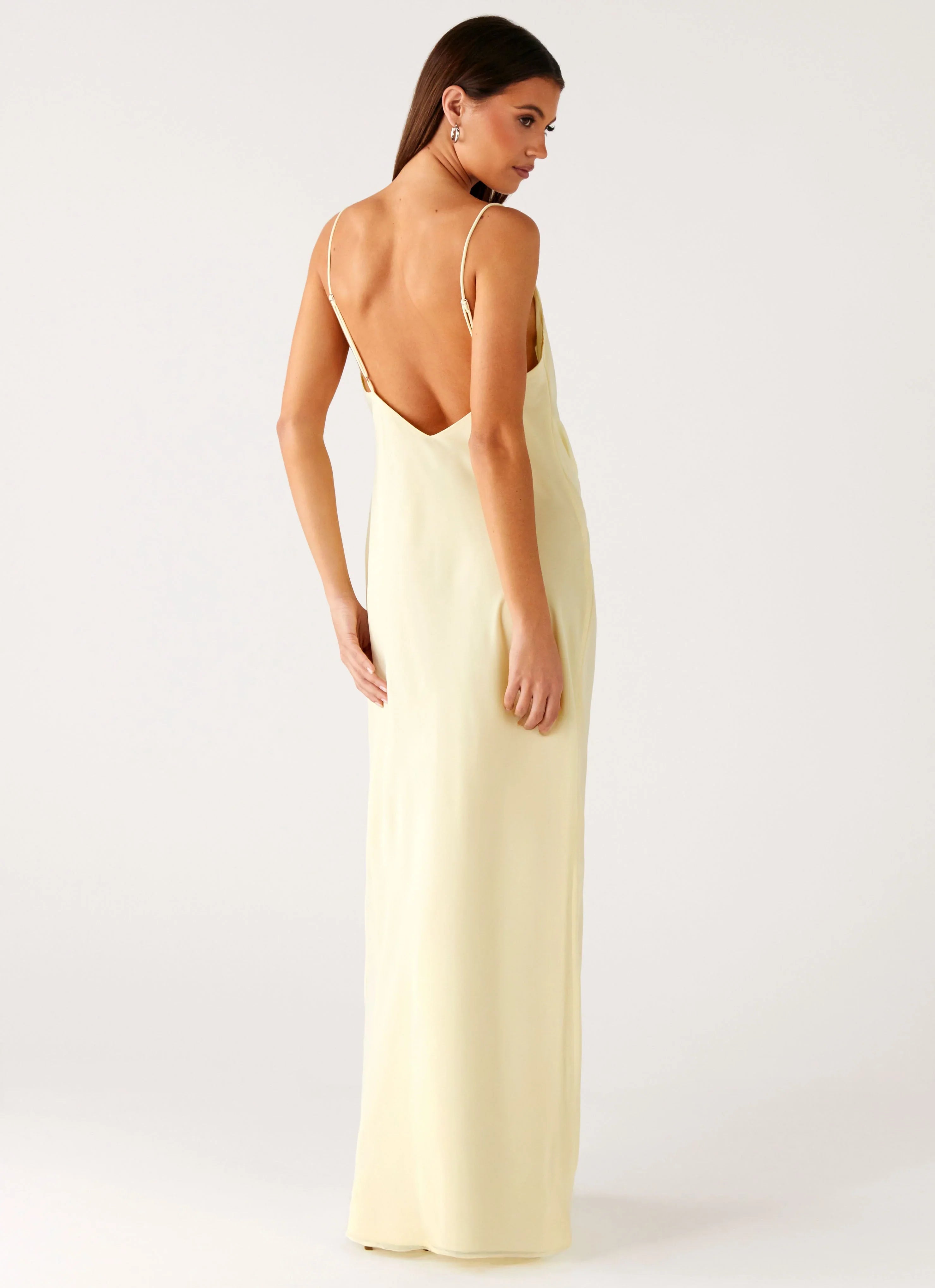 Robe longue Oliana - Jaune