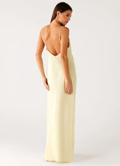 Robe longue Oliana - Jaune