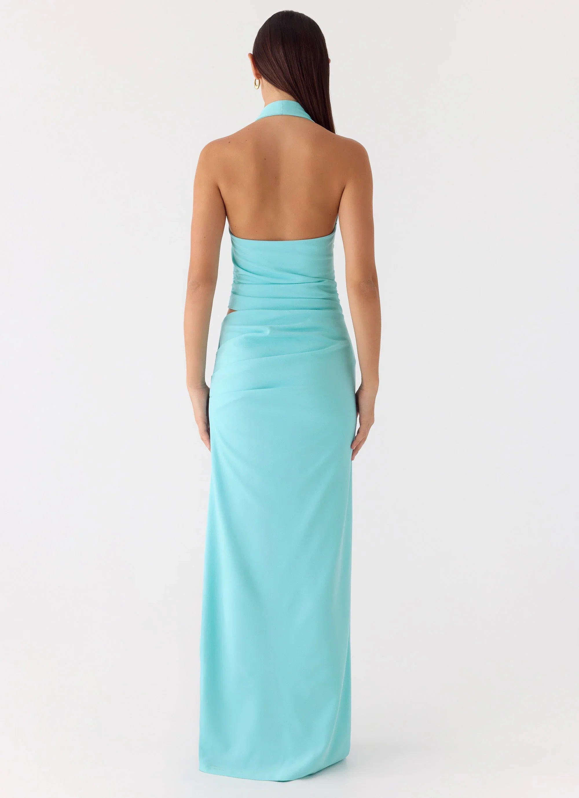 Robe longue Almost Love - Aqua