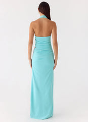Robe longue Almost Love - Aqua