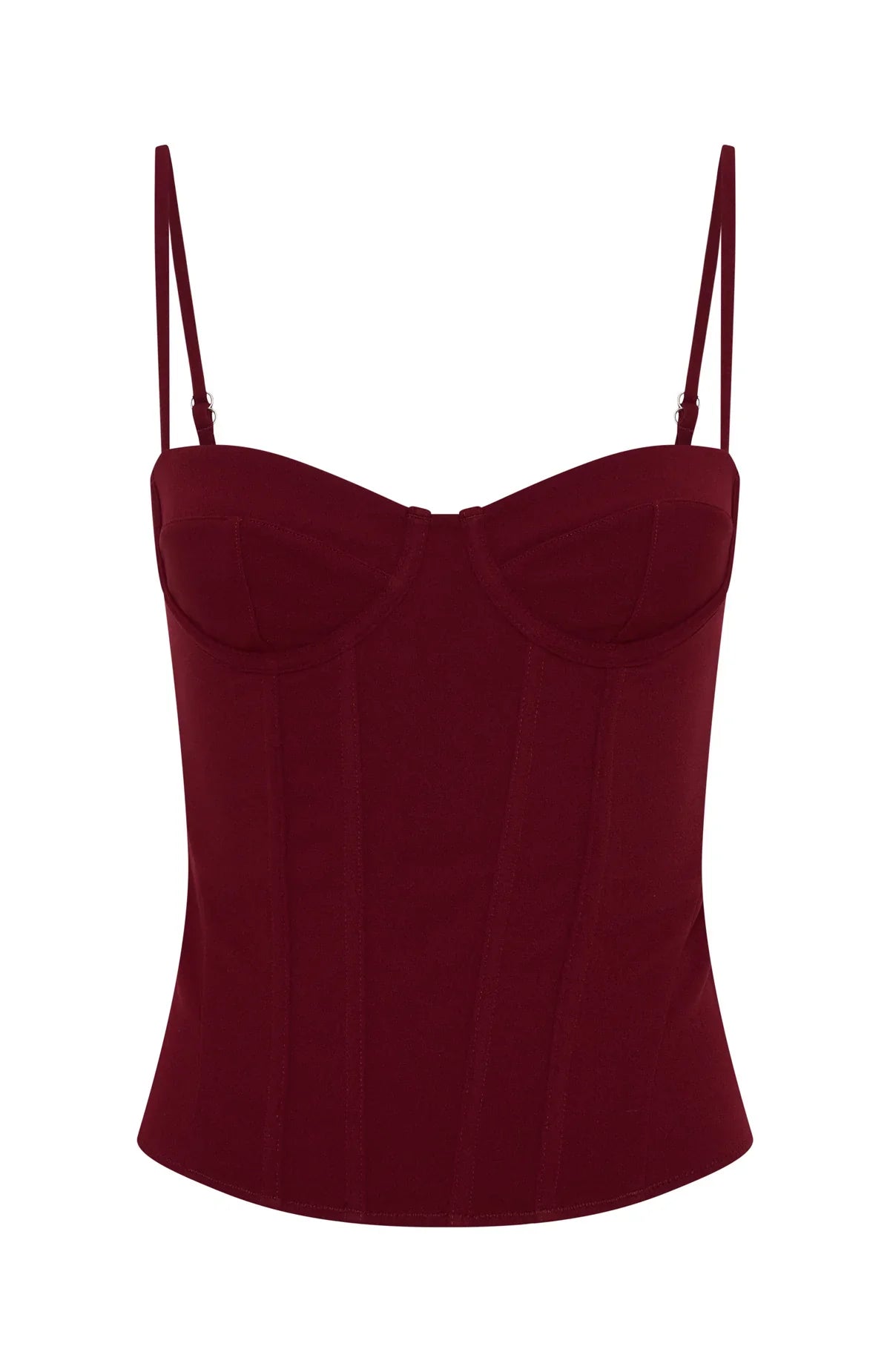 Bustier Danse au clair de lune Lie-de-vin