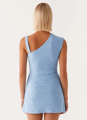 Mini-robe Poppy - Bleu layette