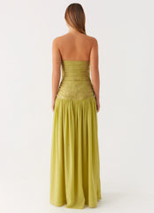 Robe longue Dreamer - Zeste de citron vert