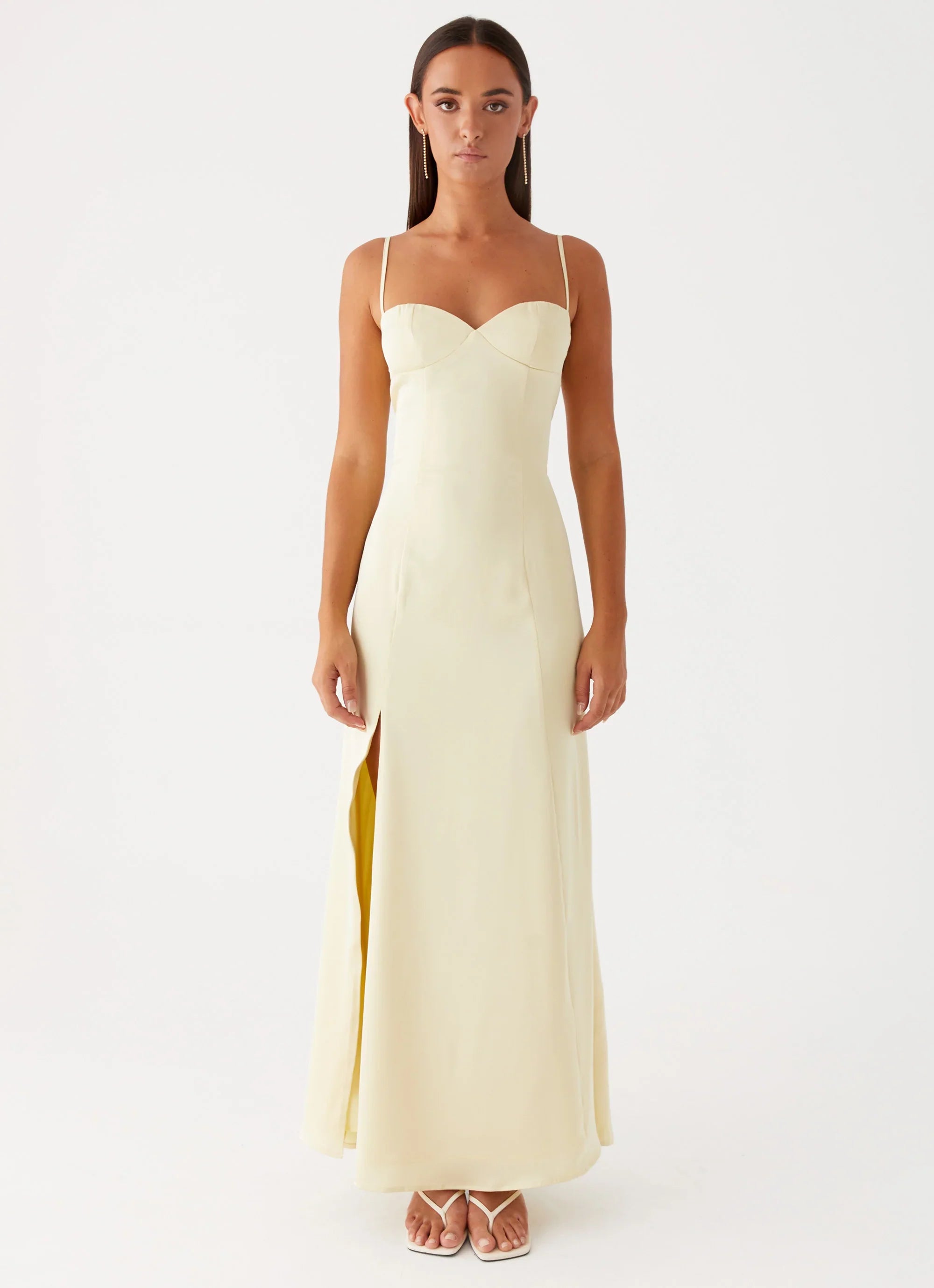 Robe longue Miss Bloom - Citron
