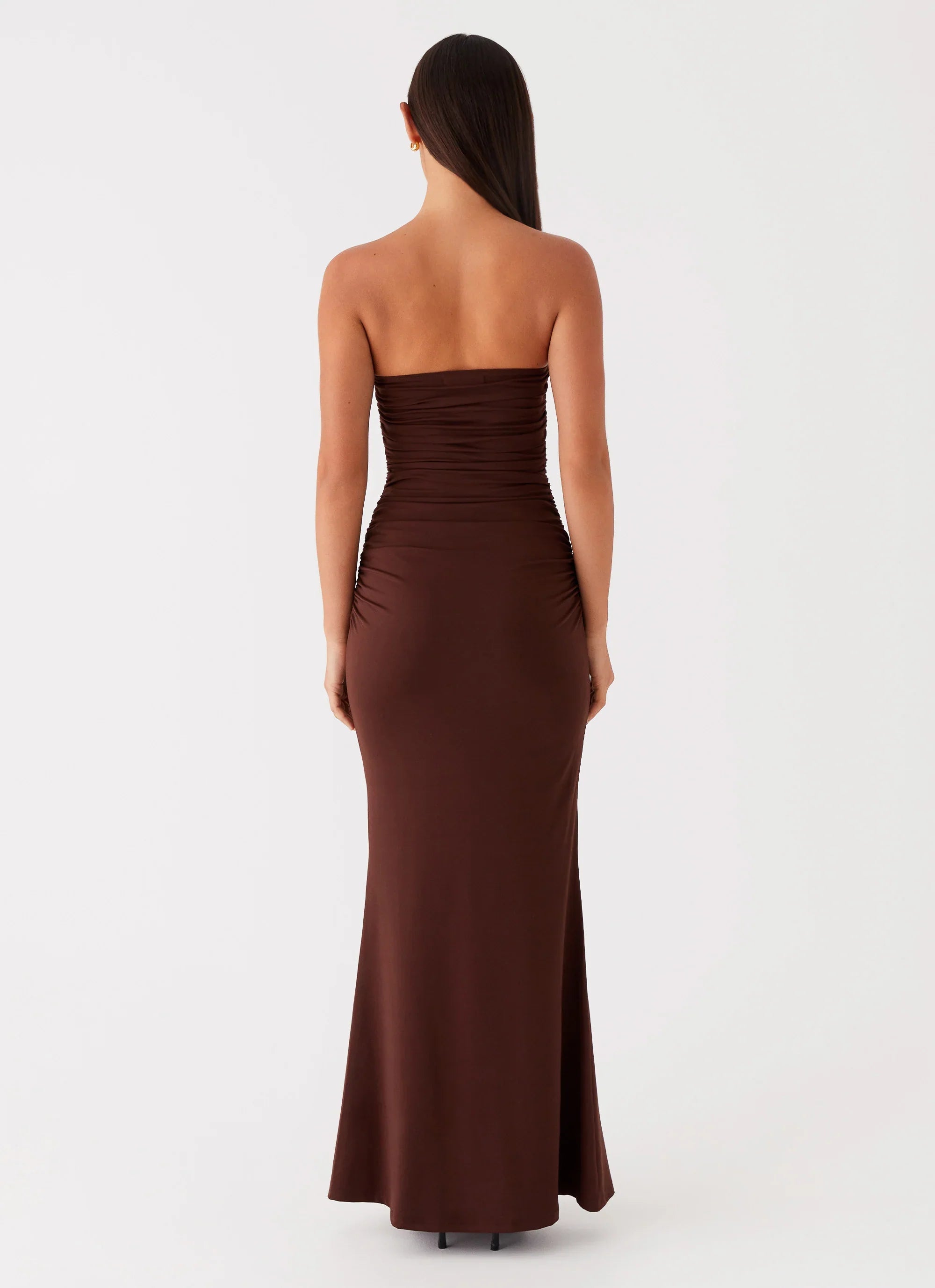 Robe longue Rudy – Marron