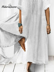 Women'S Casual Solid Color V-Neck Jumpsuit