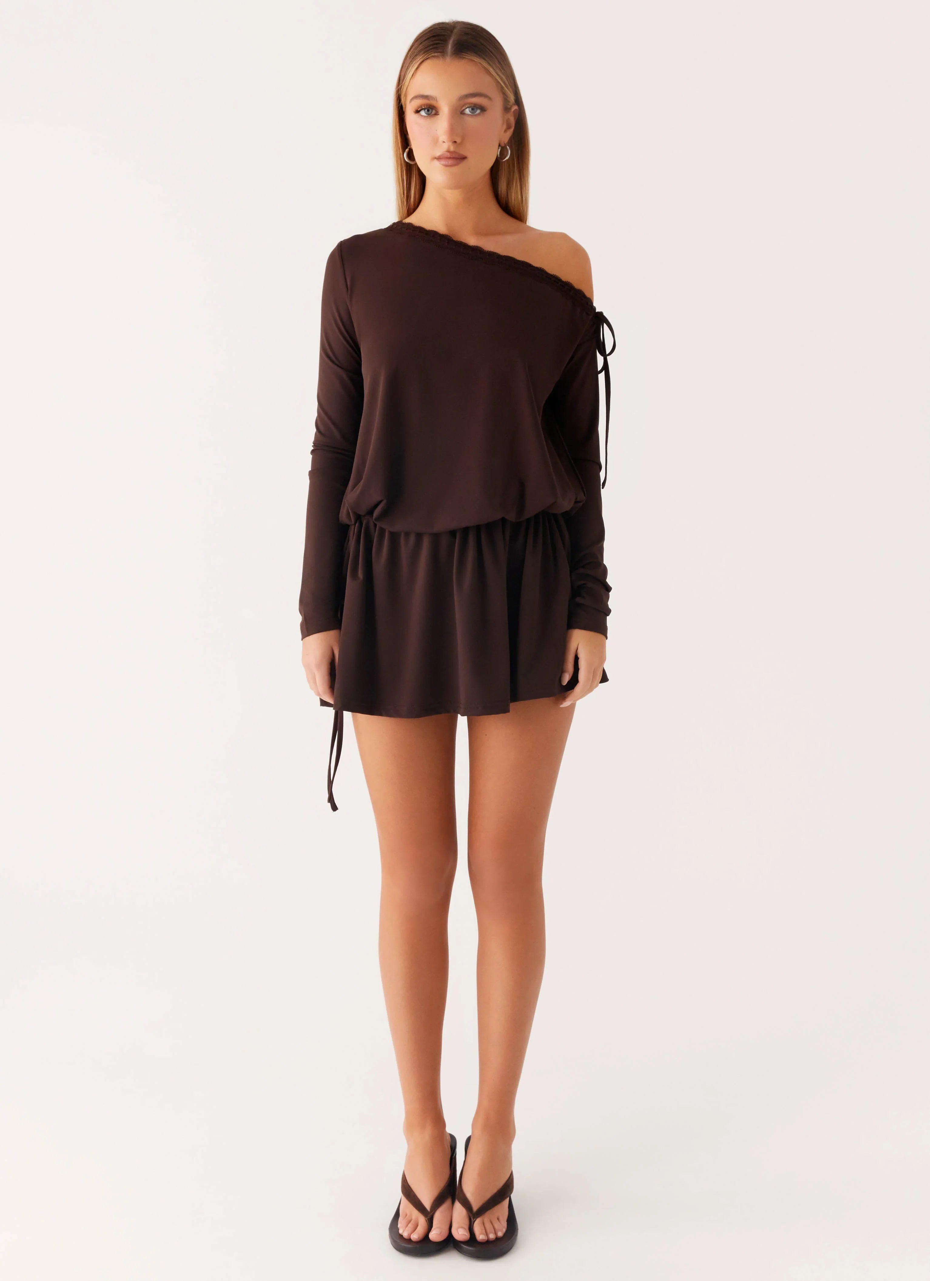 Mini robe Zinnia - Chocolat