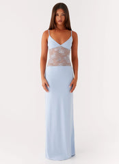 Robe longue Envy - Bleu