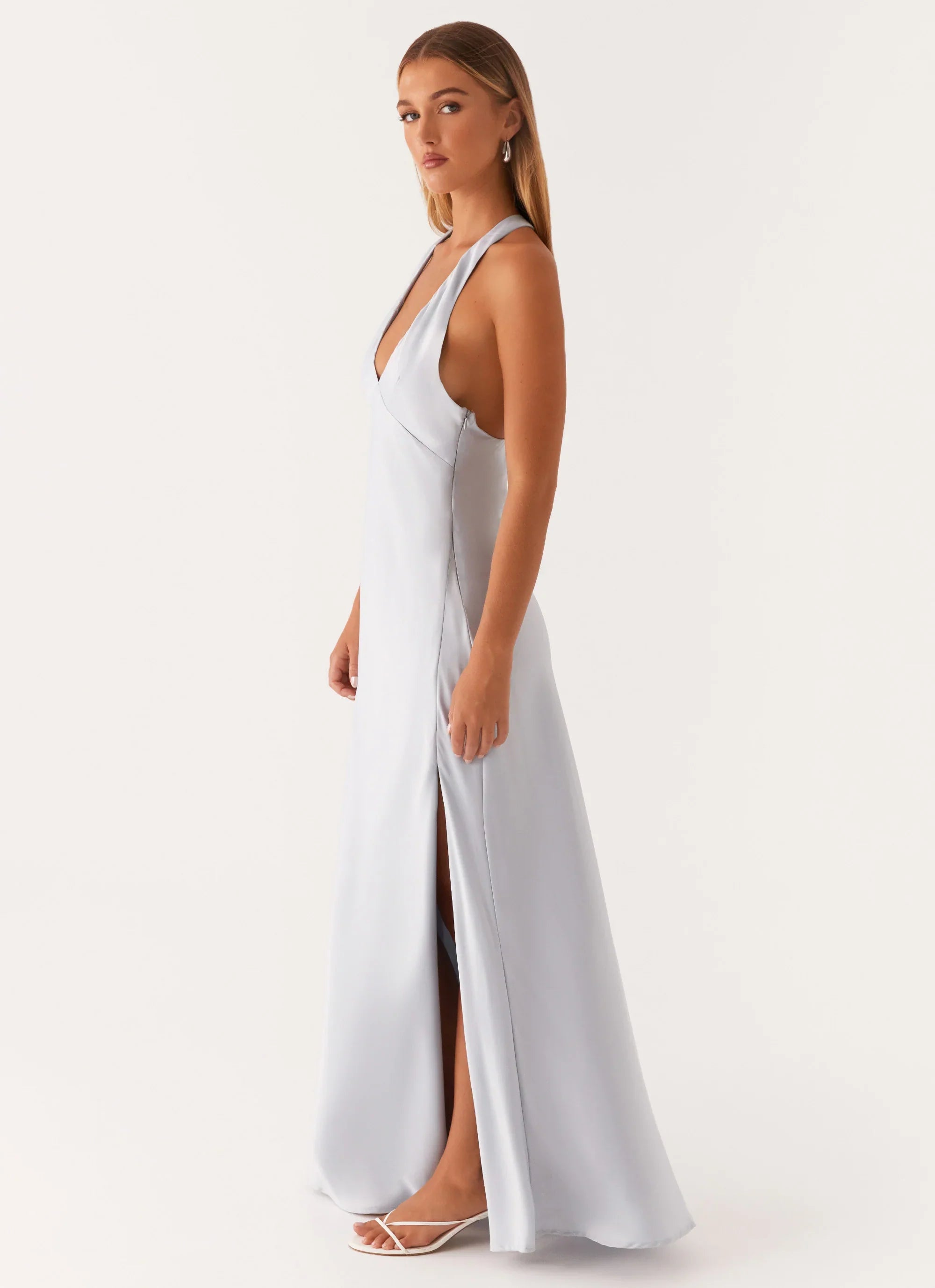 Robe longue Angie - Bleue