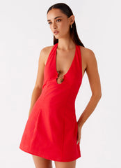Mini-robe Roxe - Rouge