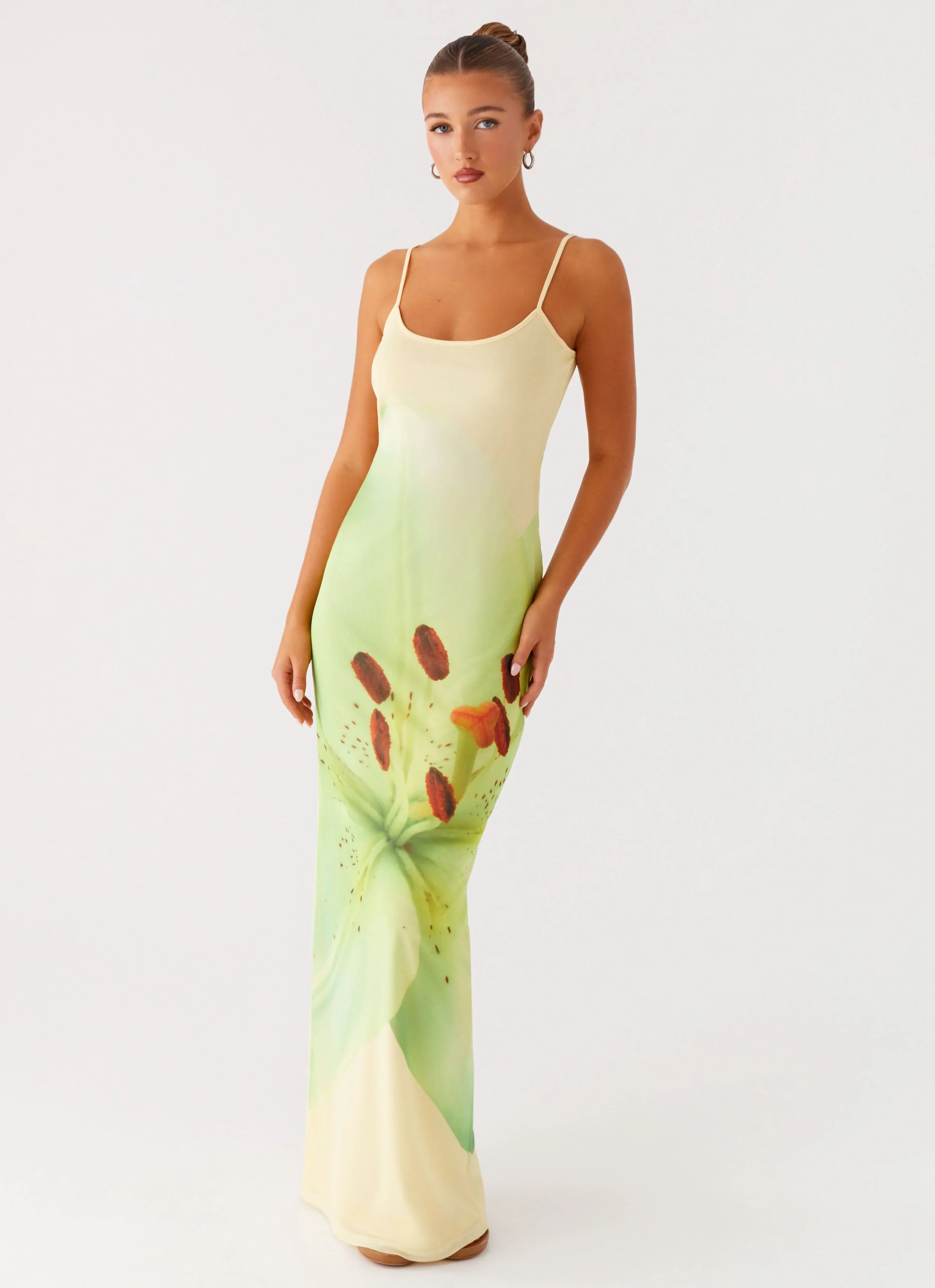 Robe longue en maille Bad News - Lys Jaune