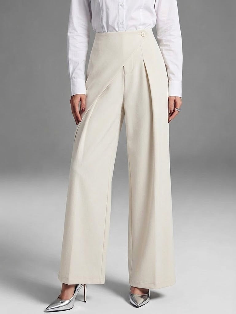 Stylish Casual Straight-leg Trousers